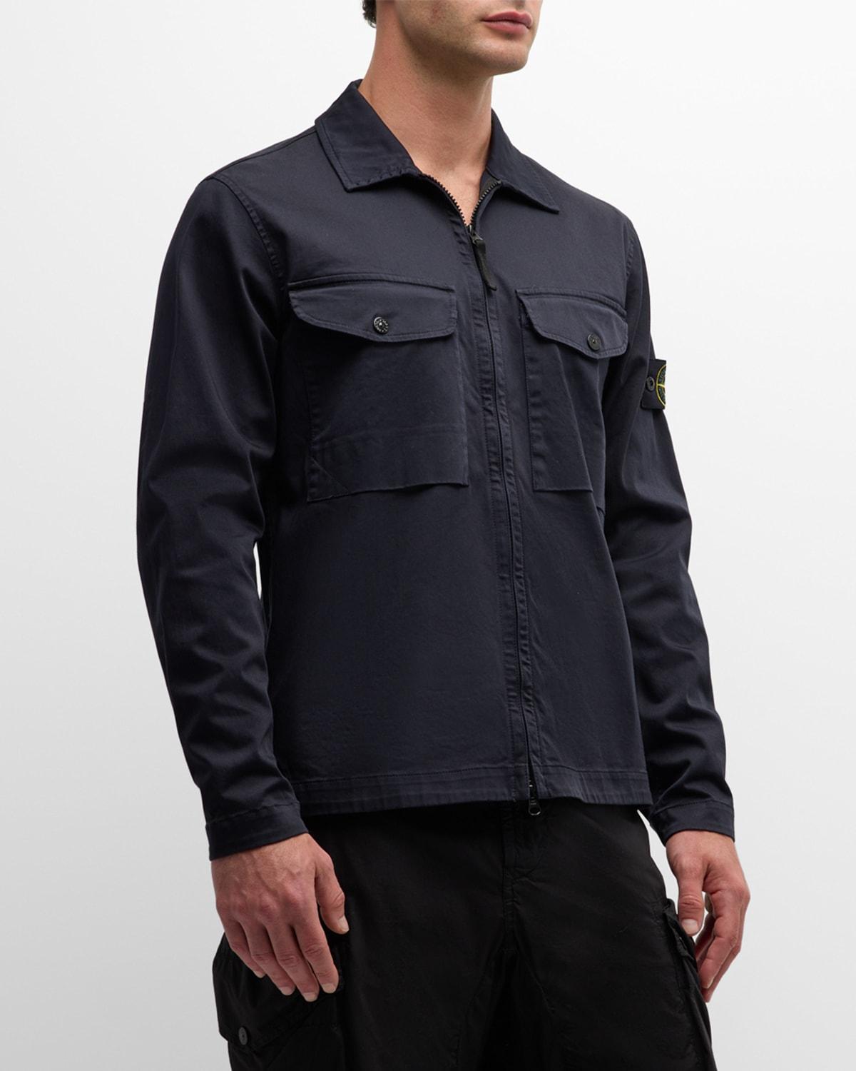 Mens Garment-Dyed Overshirt Product Image