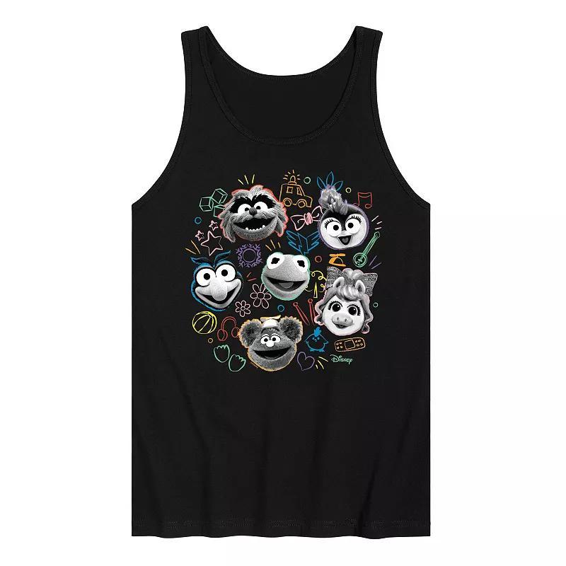 Disneys Muppets Babies Mens Faces Graphic Tank Top Product Image