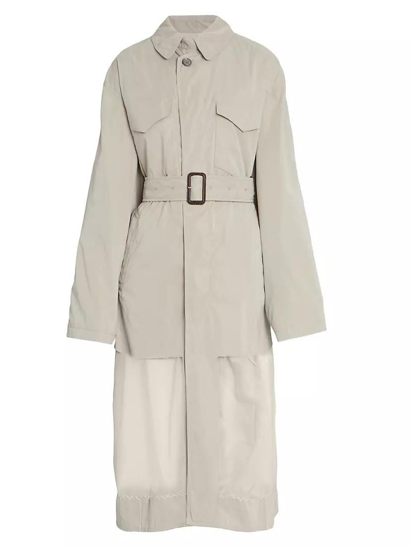 Belted Layered Trench Coat product image