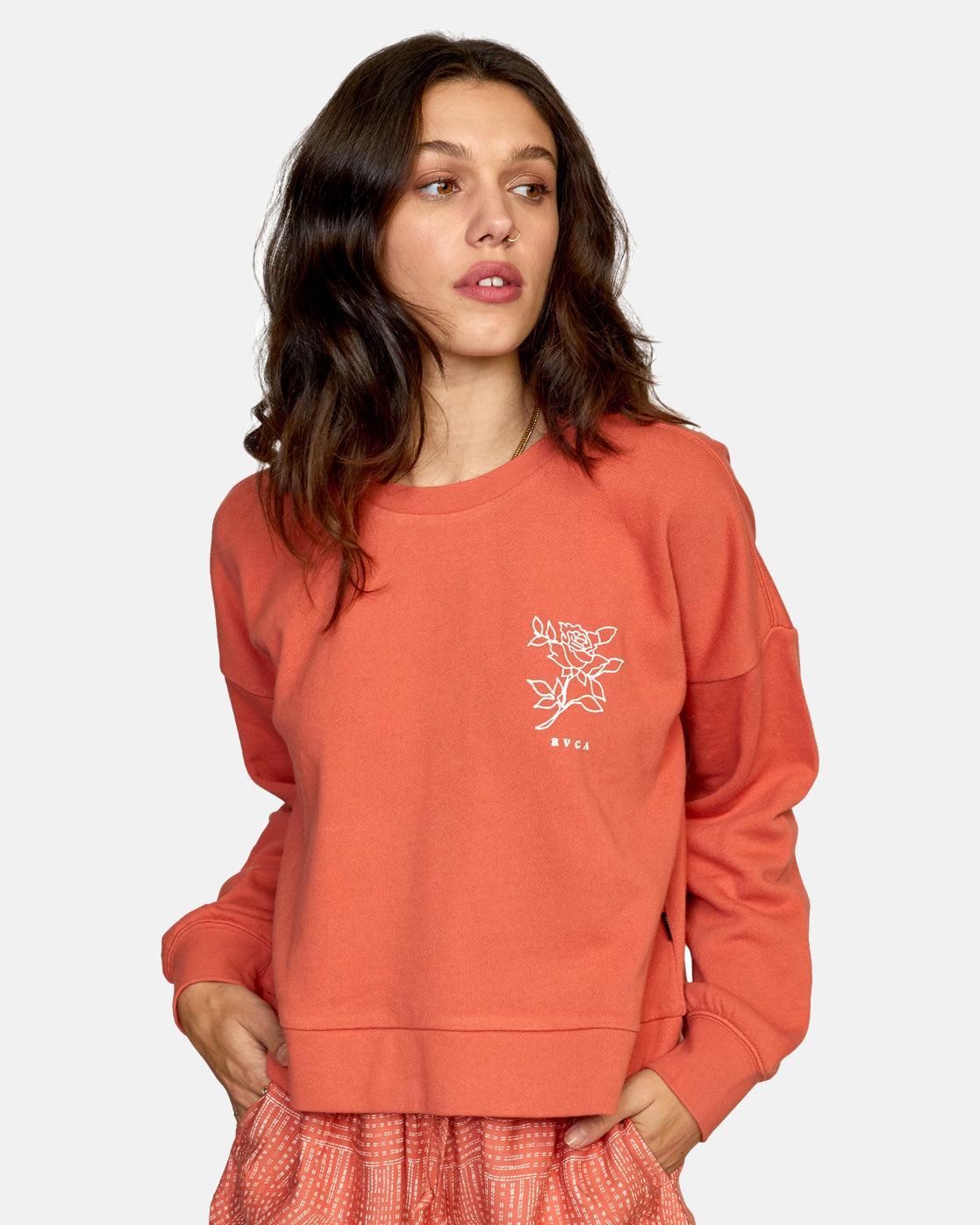 Meadow Pullover Sweatshirt - Peach Product Image