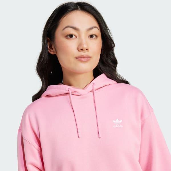 Trefoil Cropped Hoodie Product Image