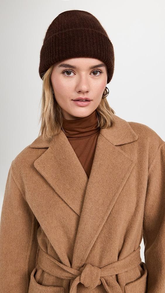 White + Warren Cashmere Plush Rib Beanie | Shopbop Product Image