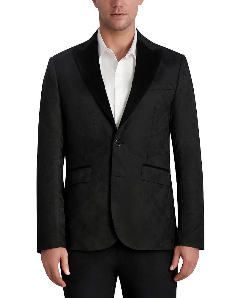 Mens Skull Jacquard Blazer Product Image