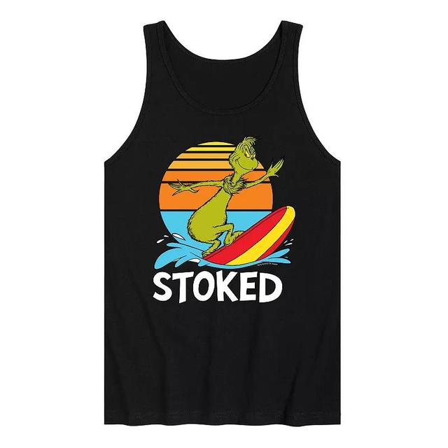 Mens Dr. Seuss The Grinch Stoked Graphic Tank Product Image