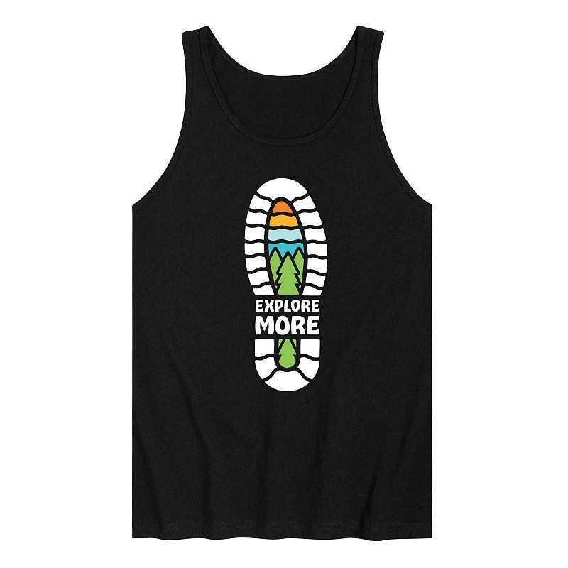 Mens Explore More Boot Print Tank Top Product Image