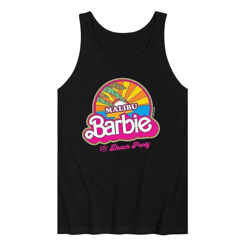 Mens Barbie Malibu Barbie Tank Top Black Product Image