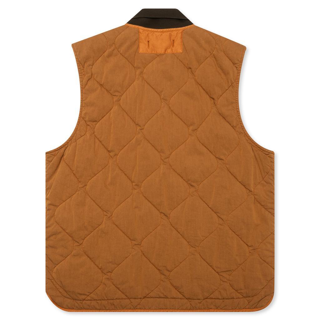 Quilted Vest - Rust Male Product Image