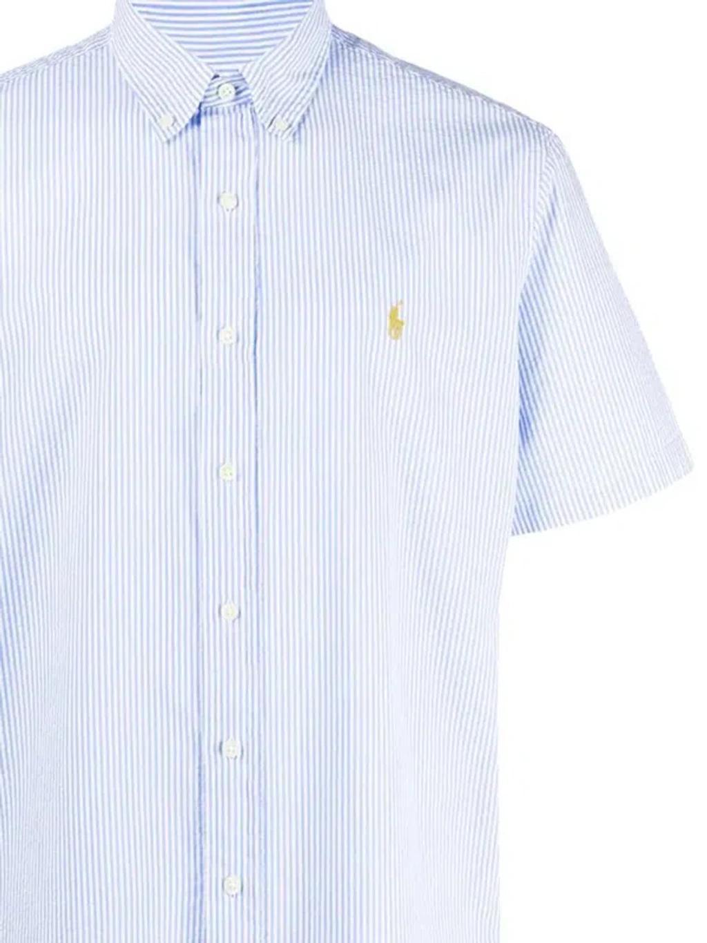 Short Sleeve Shirt In Blue Product Image