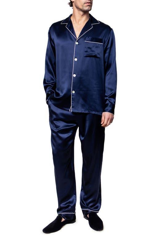 Mens Silk Classic-Fit Pajamas Product Image