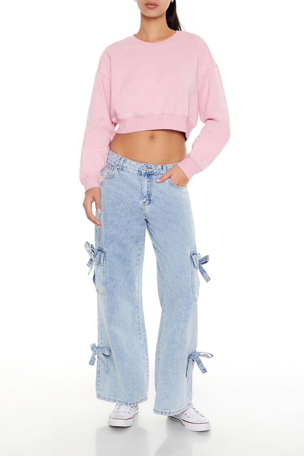 Cropped Fleece Pullover | Forever 21 Product Image