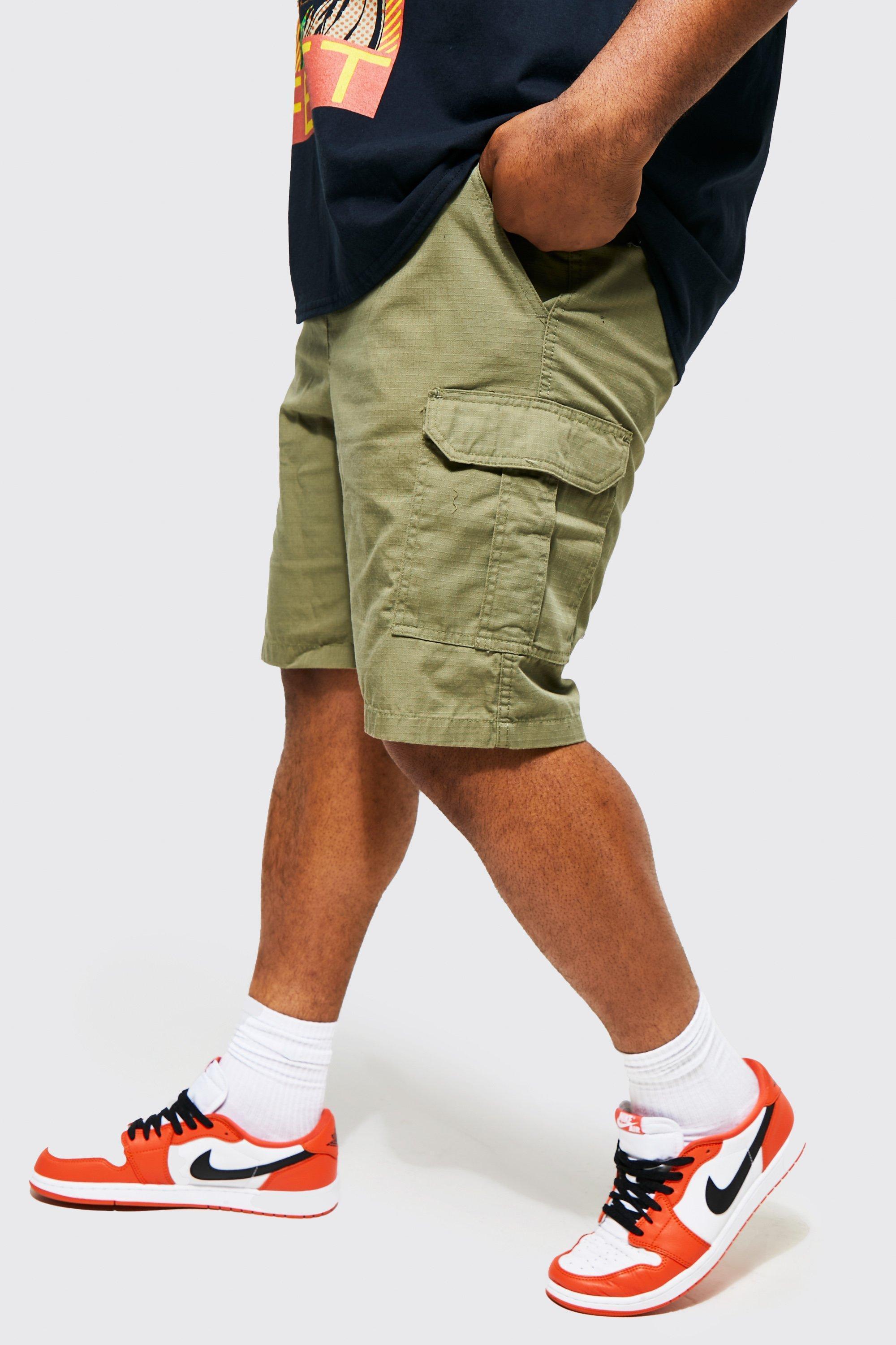 Plus Elastic Waist Cargo Short | boohooMAN USA Product Image