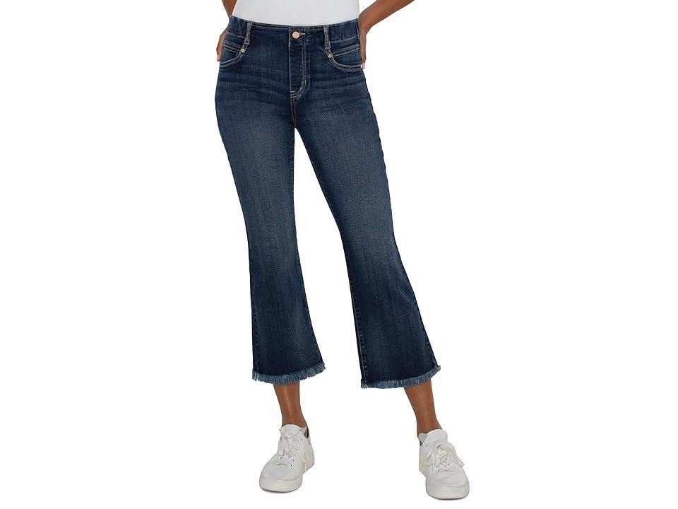 Liverpool Los Angeles Gia Glider Pull-On Flare Mid-Rise Dual FX Denim Jean 25 1/2 in Edgehill (Edgehill) Women's Jeans Product Image