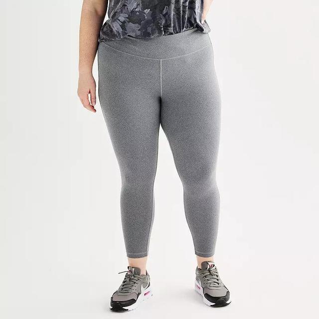 Plus Size Tek Gear Essential Soft 7/8 Leggings, Womens Product Image