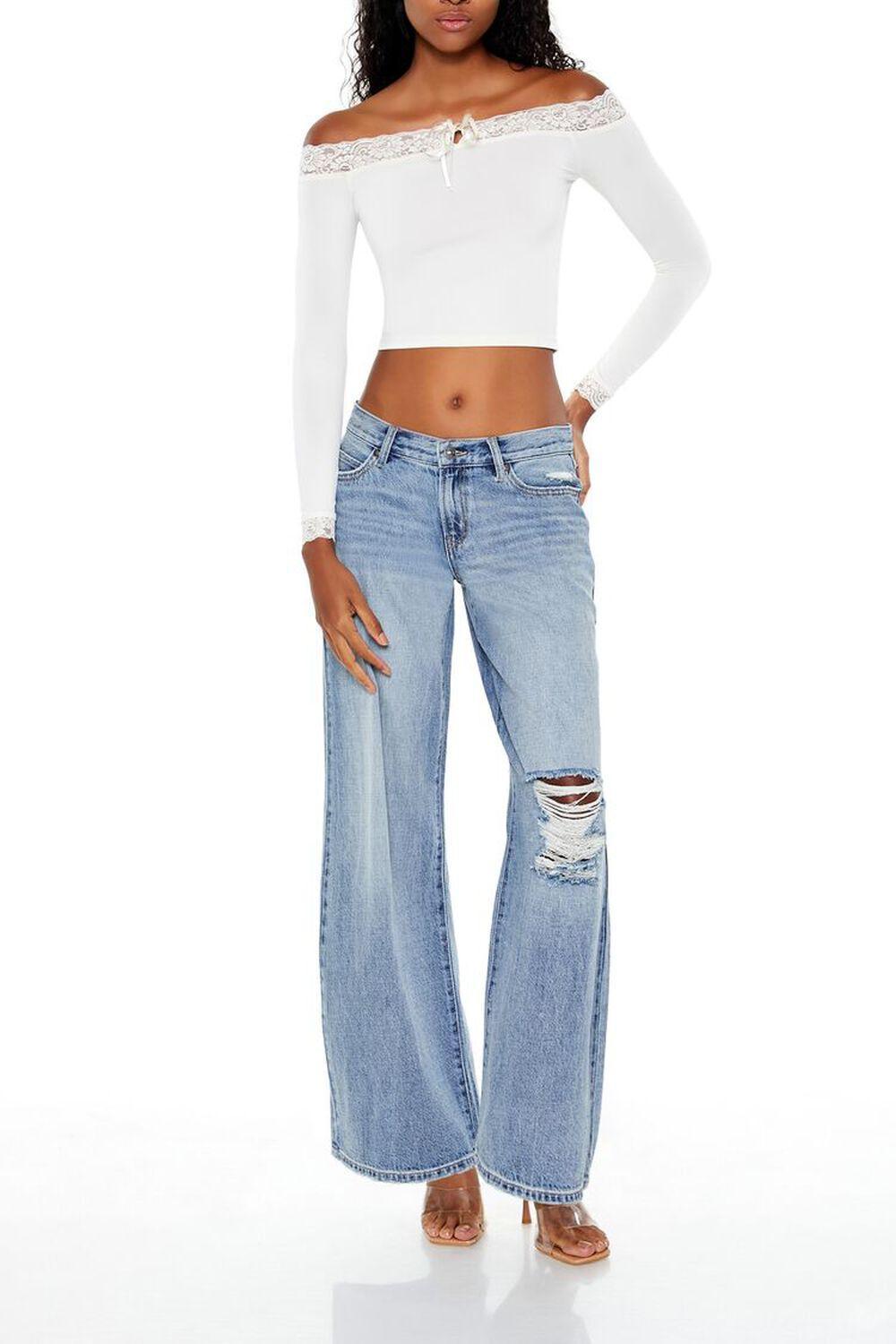 Distressed Low-Rise Baggy Jeans | Forever 21 Product Image