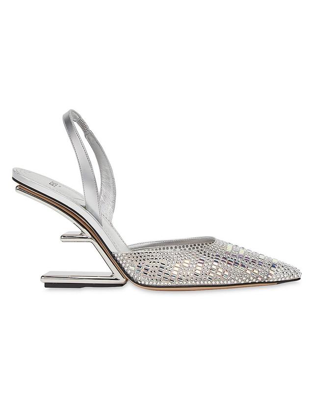 Womens Fendi First 95MM Crystal-Embelllished Pumps Product Image