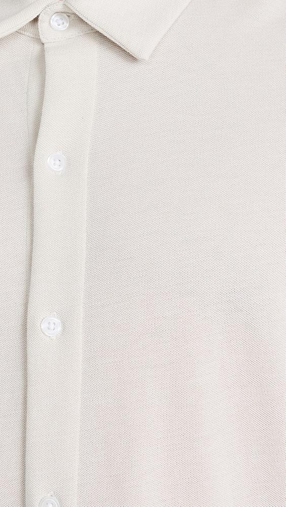 Vince Pique Button Down Shirt | Shopbop Product Image