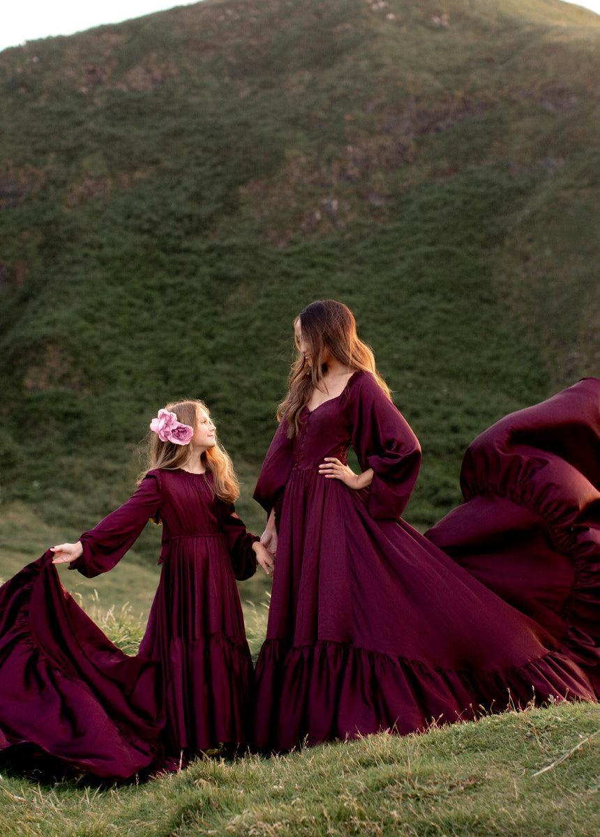 Leana Impact Dress in Plum Product Image