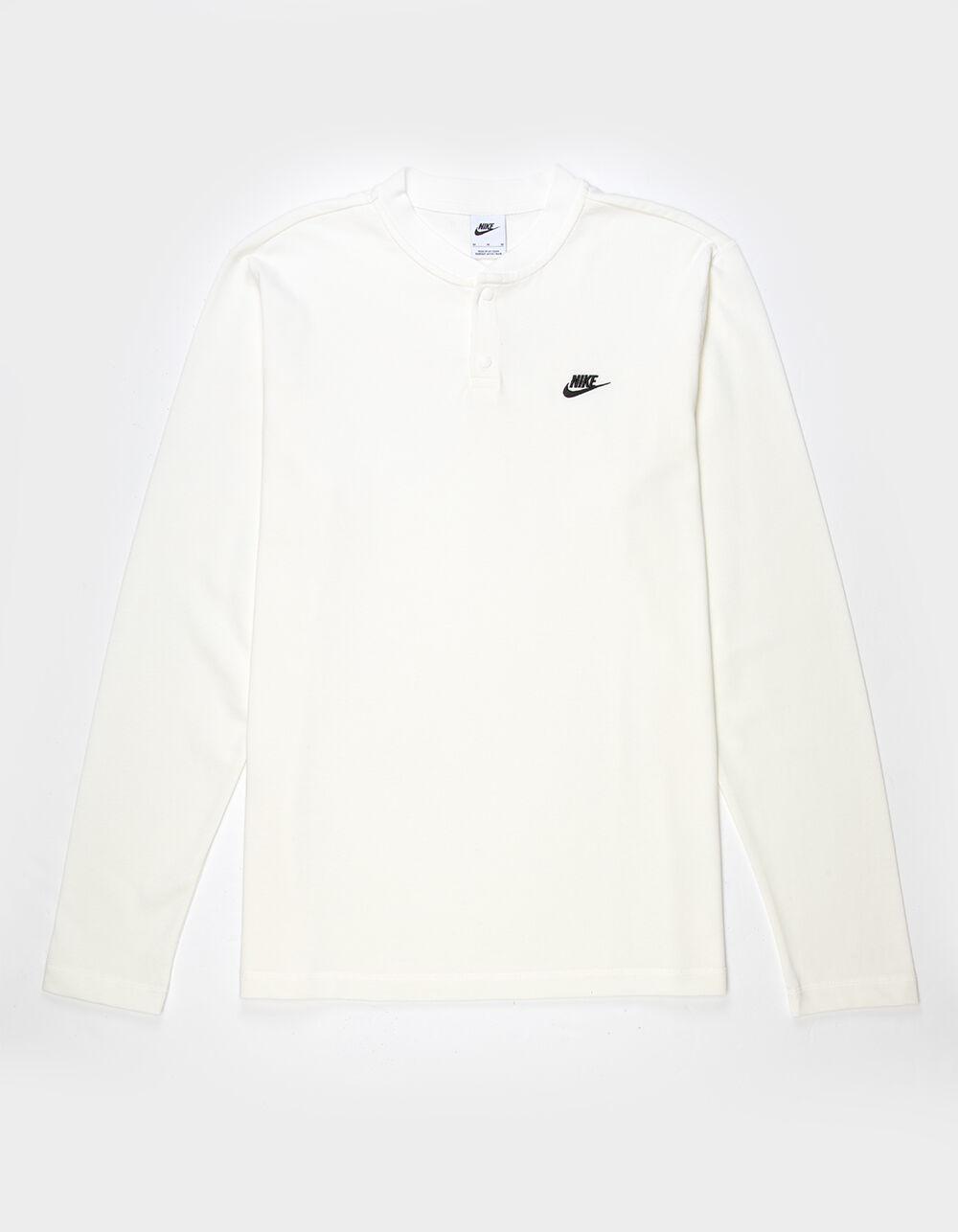 NIKE Club Mens Long Sleeve Henley Tee Product Image