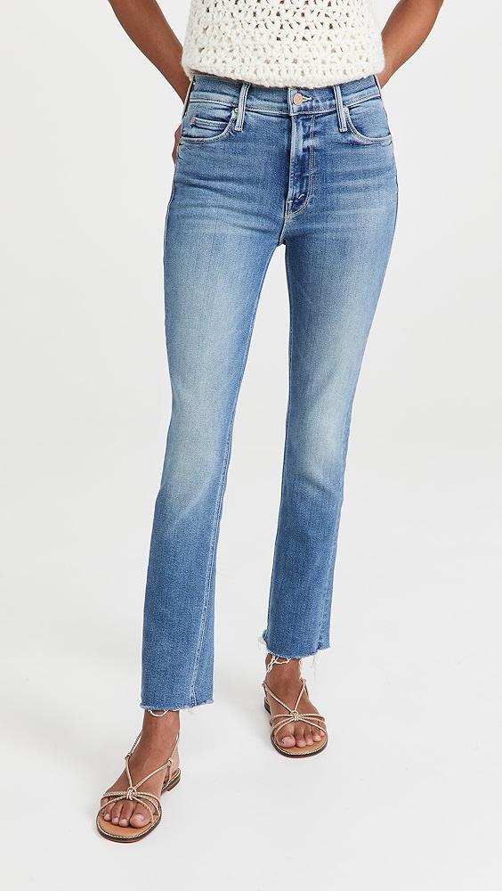 MOTHER Mid Rise Dazzler Ankle Fray Jeans | Shopbop Product Image