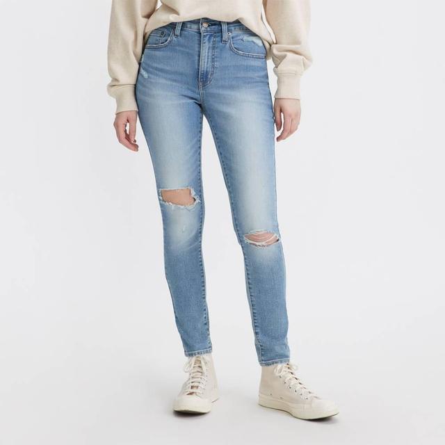 Levis Womens 721 High-Rise Skinny Jeans Product Image