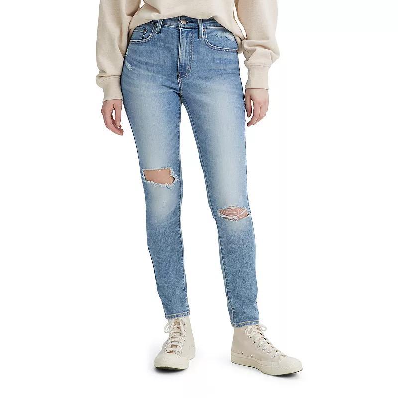 Levis Womens 721 High-Rise Skinny Jeans Product Image