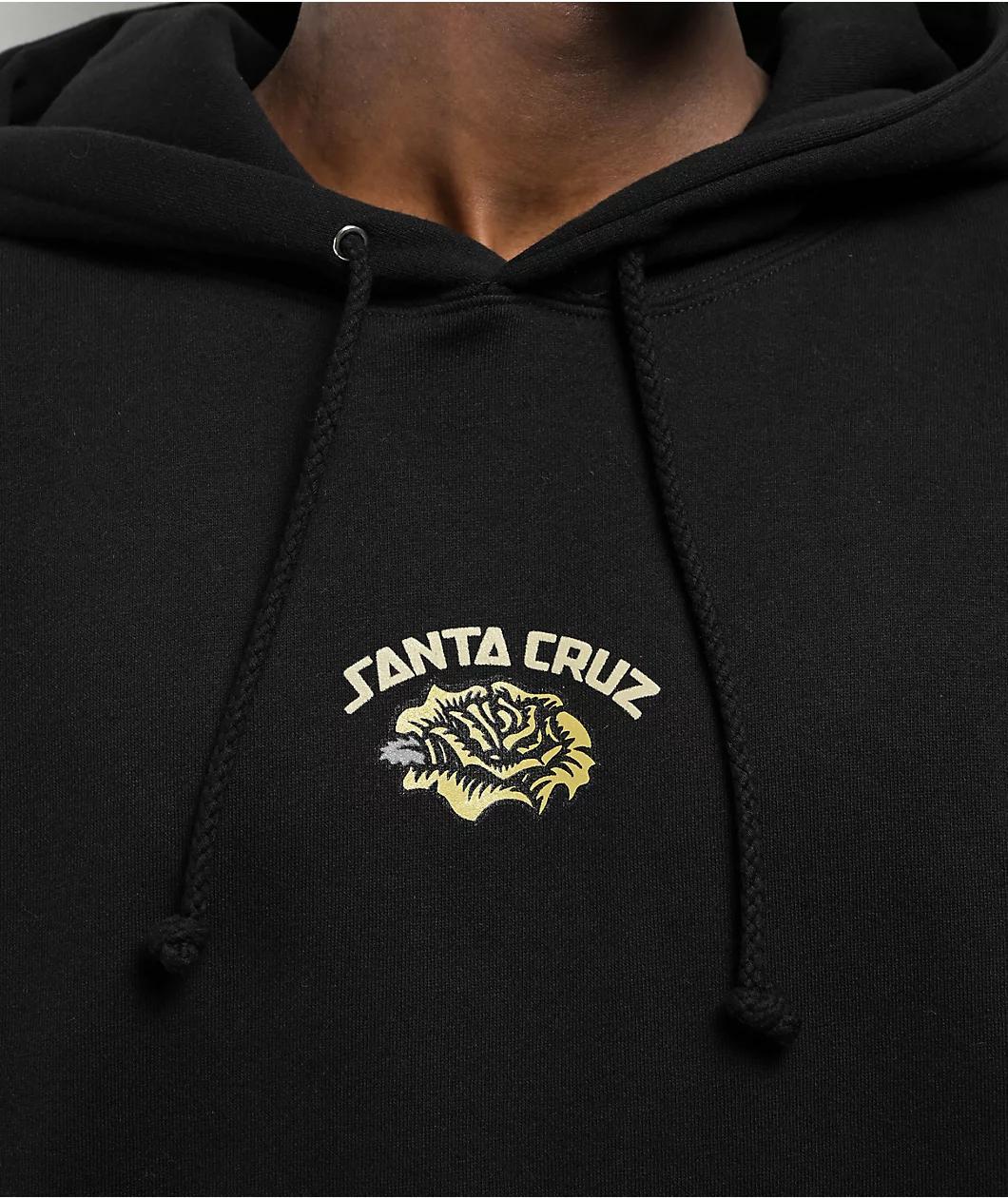 Santa Cruz Dressen Rose Solo Black Hoodie Product Image