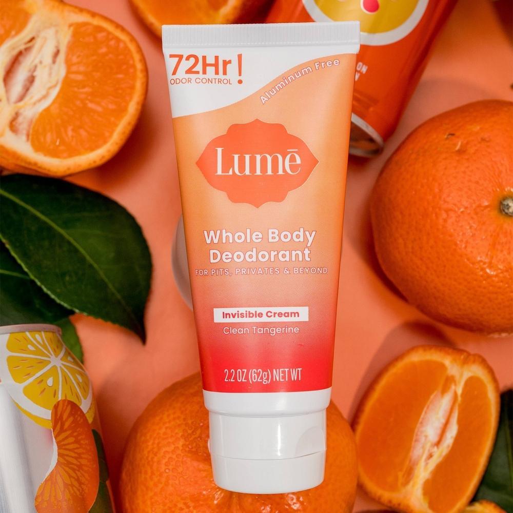 Lume Whole Body Women's Deodorant - Invisible Cream Tube - Aluminum Free - Toasted Coconut Scent - 2.2oz Product Image