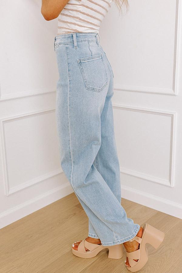 Just USA Rhea High Waist Wide Leg Jean Product Image