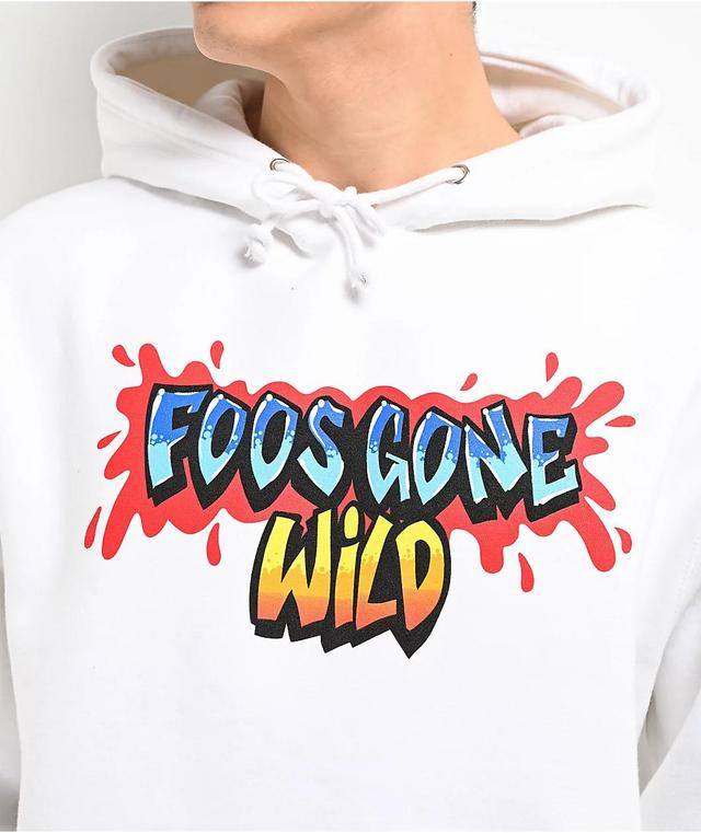 Foos Gone Wild Logo White Hoodie Product Image