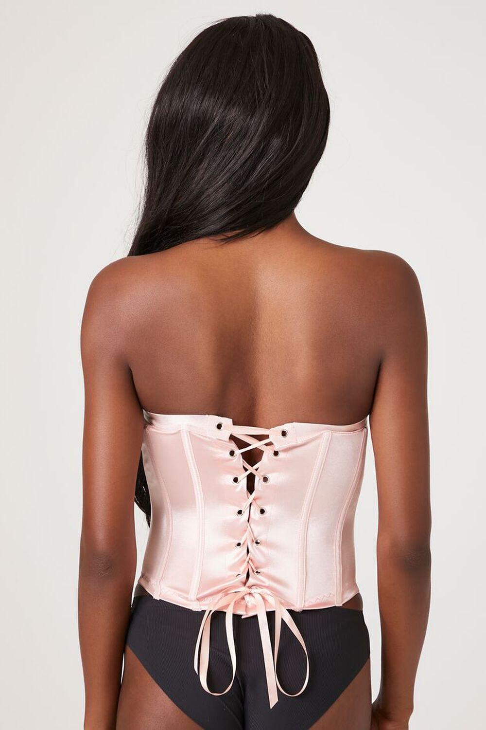 Satin Lingerie Corset | Forever 21 Product Image