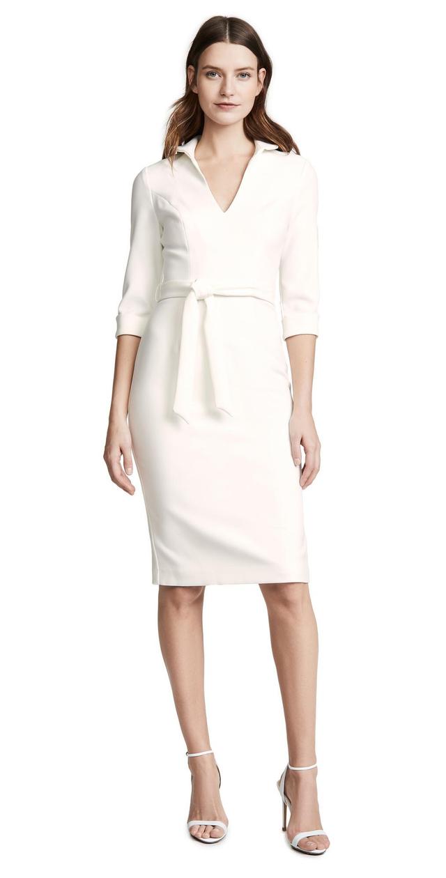 Womens Madeline Tie-Front Sheath Dress Product Image