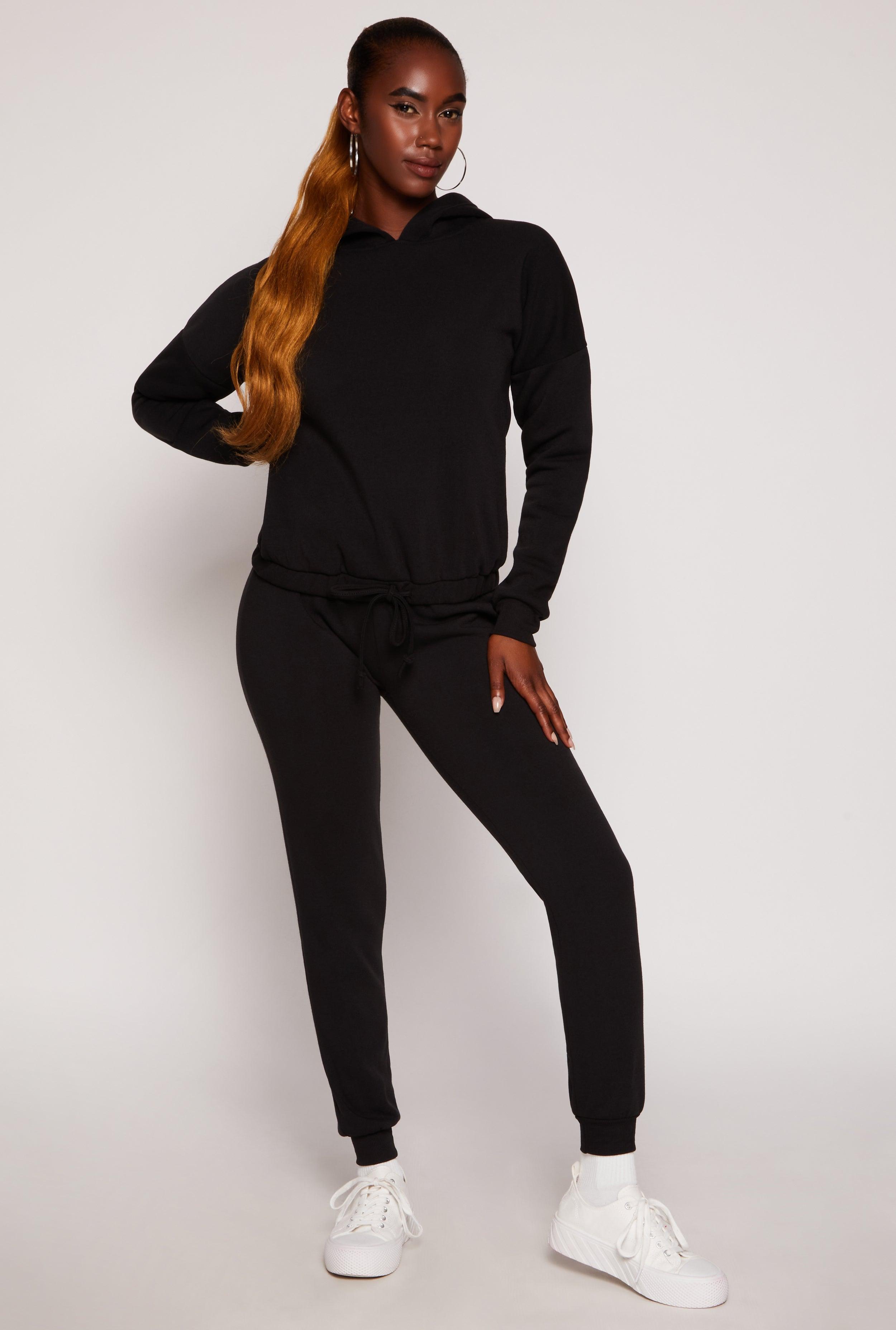 Womens Fleece Lined High Waisted Joggers product image