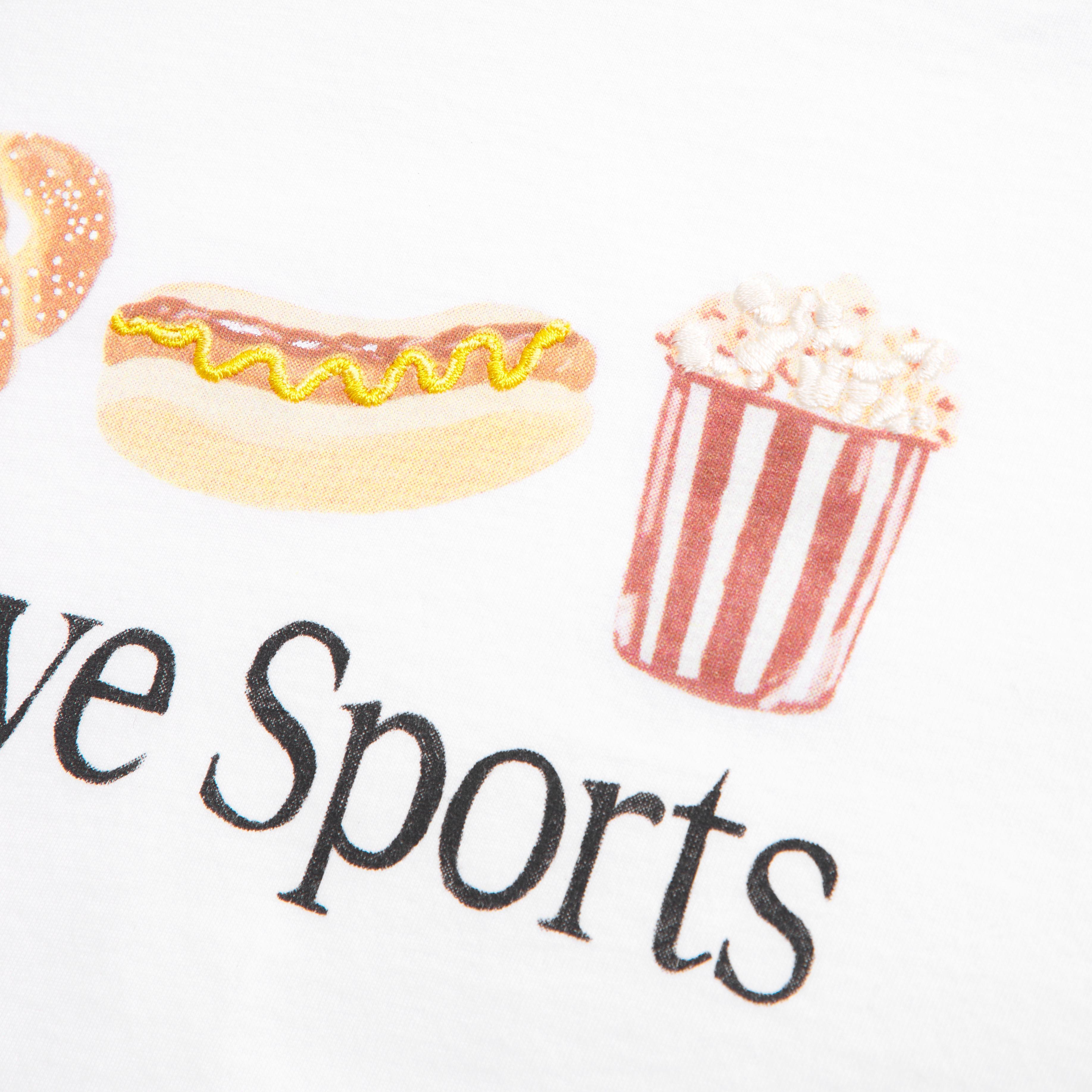 Short-Sleeve I Love Sports Graphic Skimming Tee Product Image