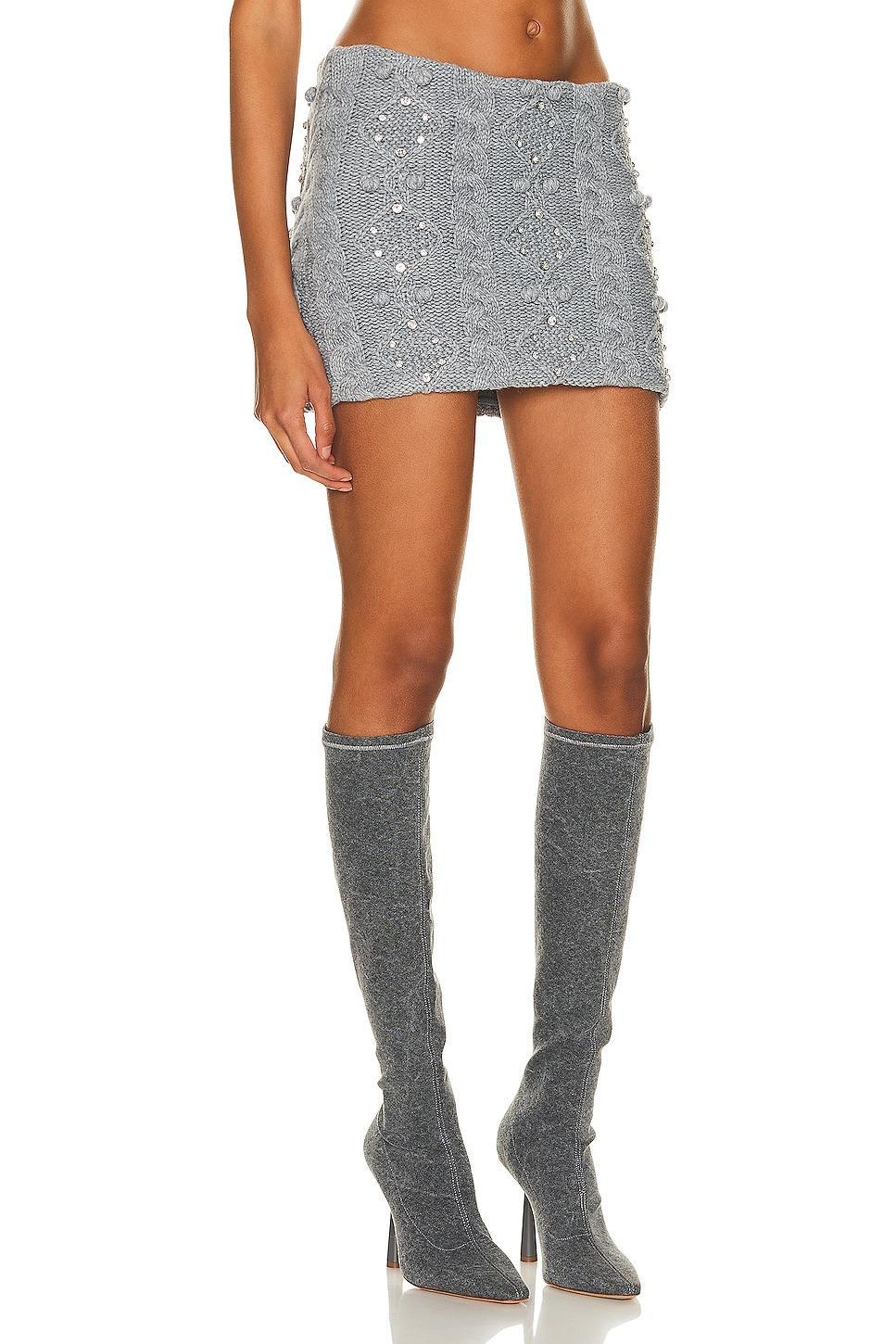 retrofete Brooke Skirt in Grey Product Image