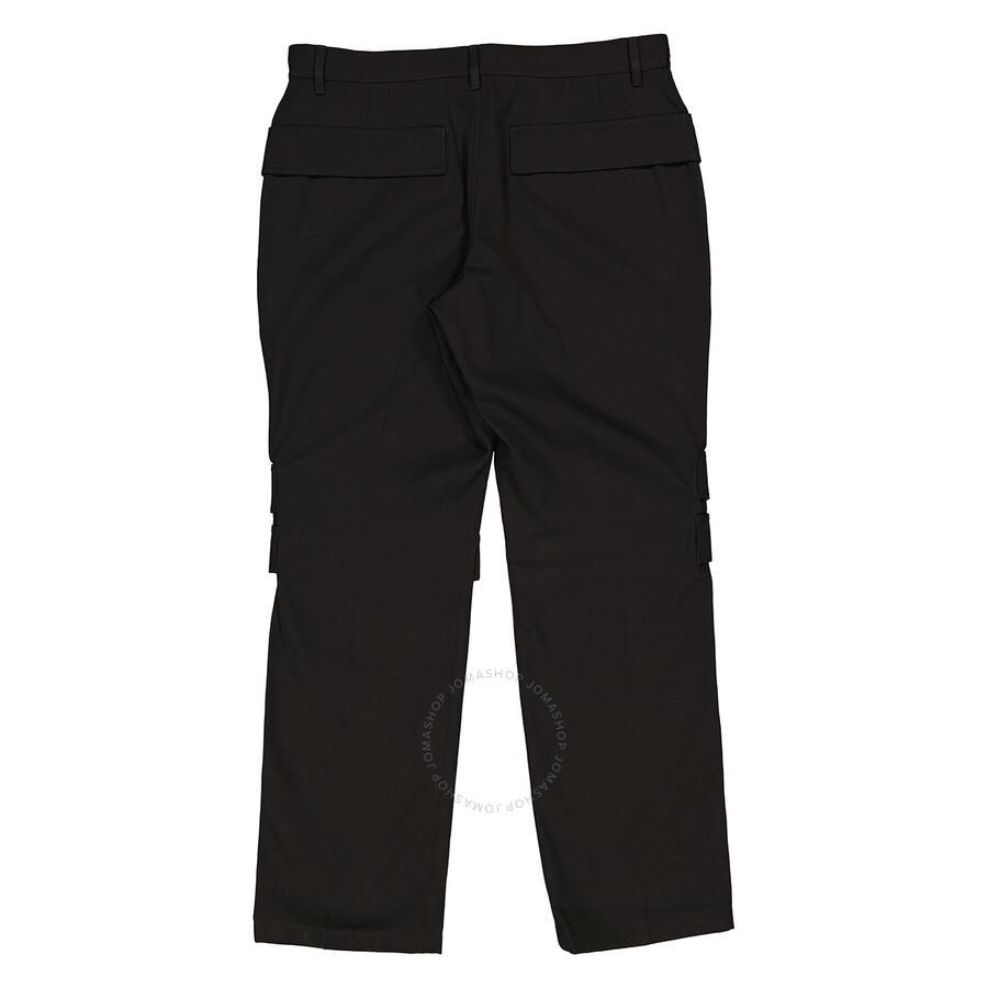 Tapered Cargo Trousers In Black Product Image