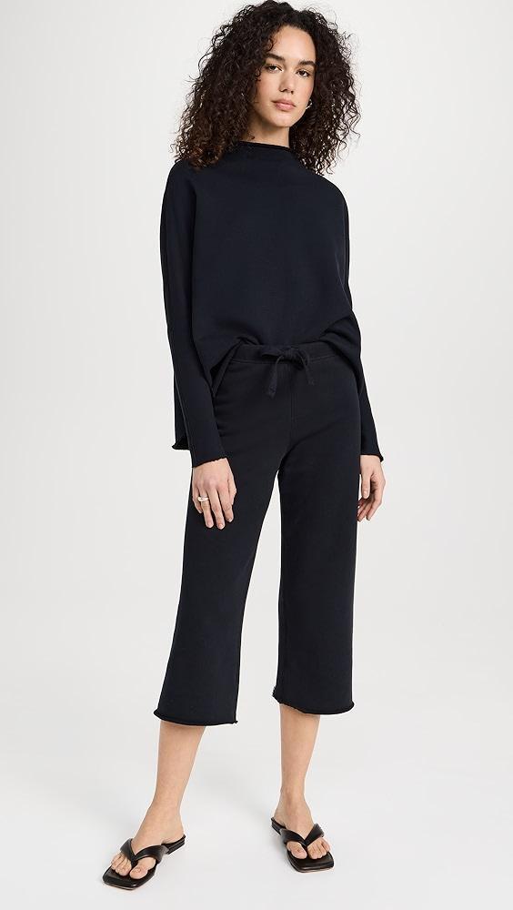 Frank & Eileen Cropped Wide Leg Sweatpants | Shopbop Product Image