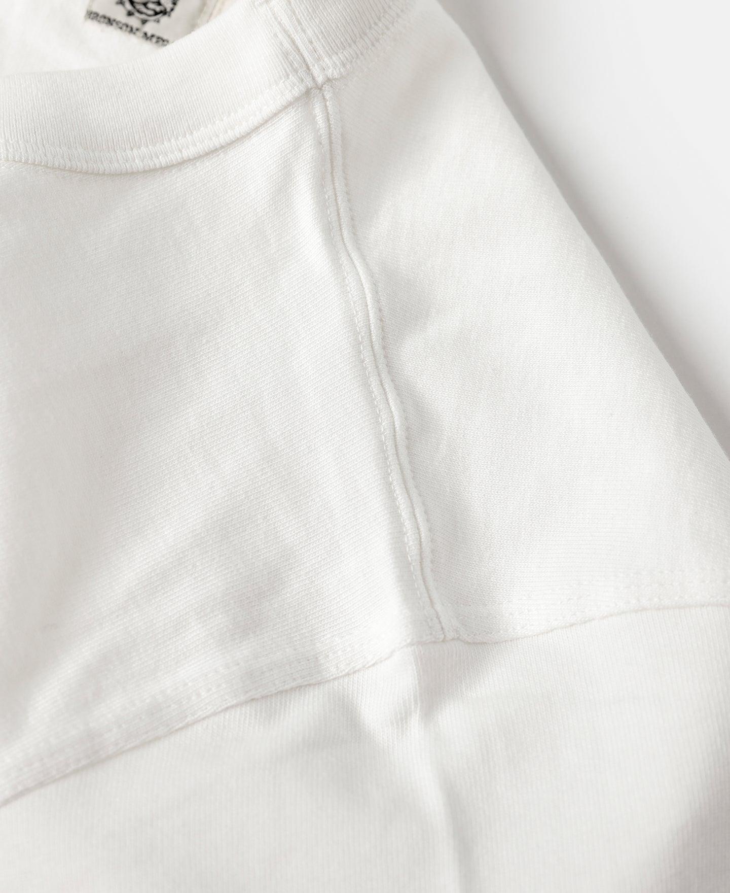 1930s Slanted Pocket Tubular T-Shirt - White Product Image