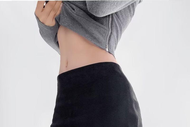 High Waist Mini Pencil Skirt Product Image