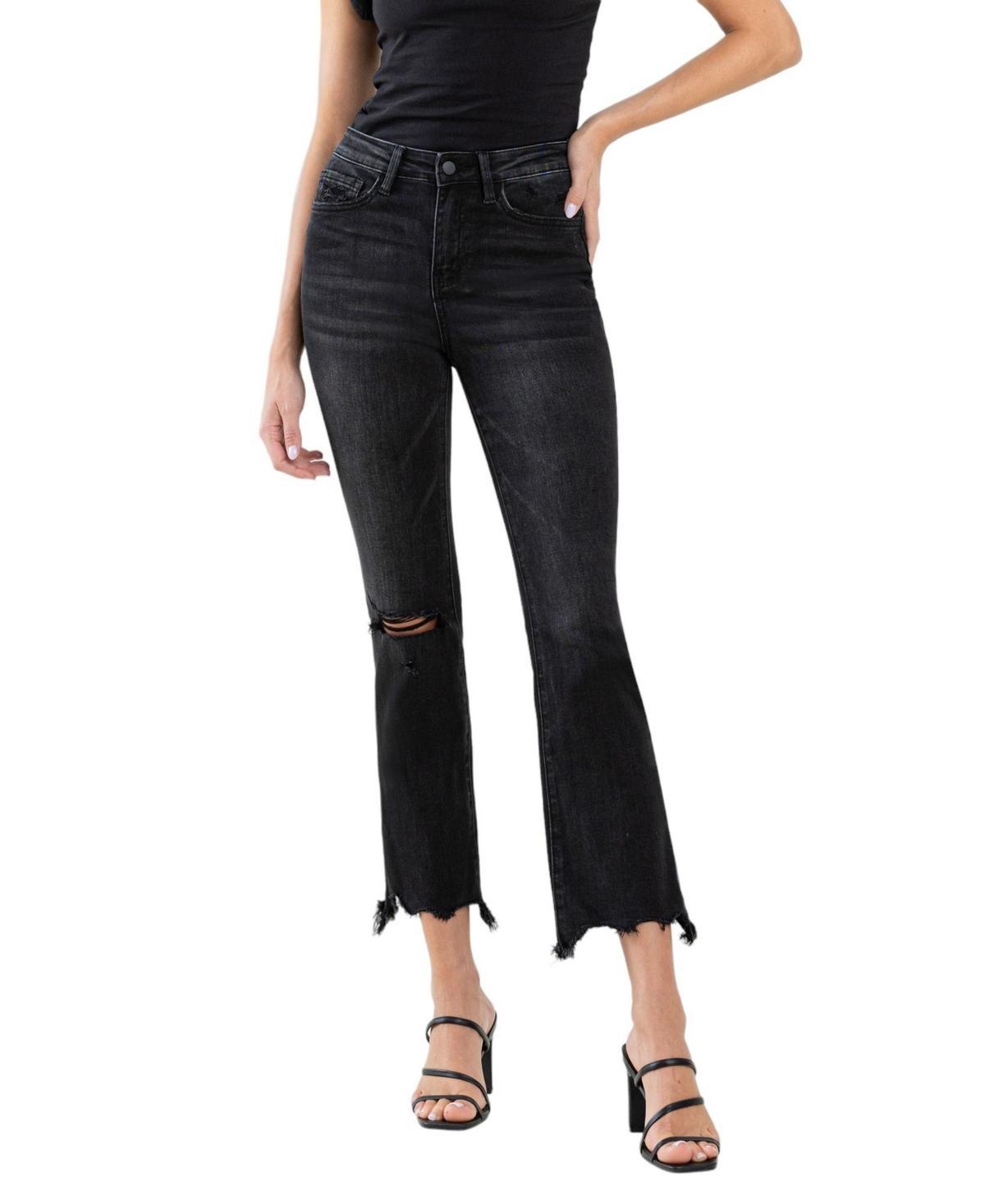 Flying Monkey Womens High Rise Ankle Bootcut Jeans Product Image