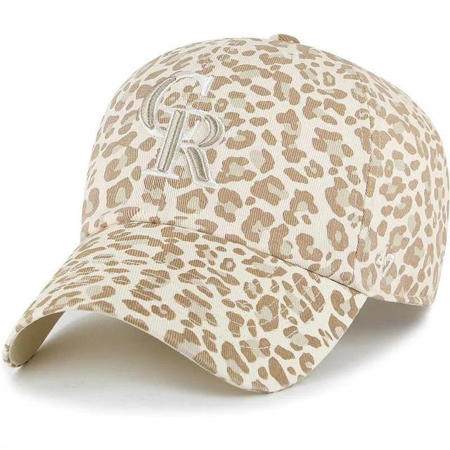 Womens 47 Natural Colorado Rockies Panthera Clean Up Adjustable Hat Product Image