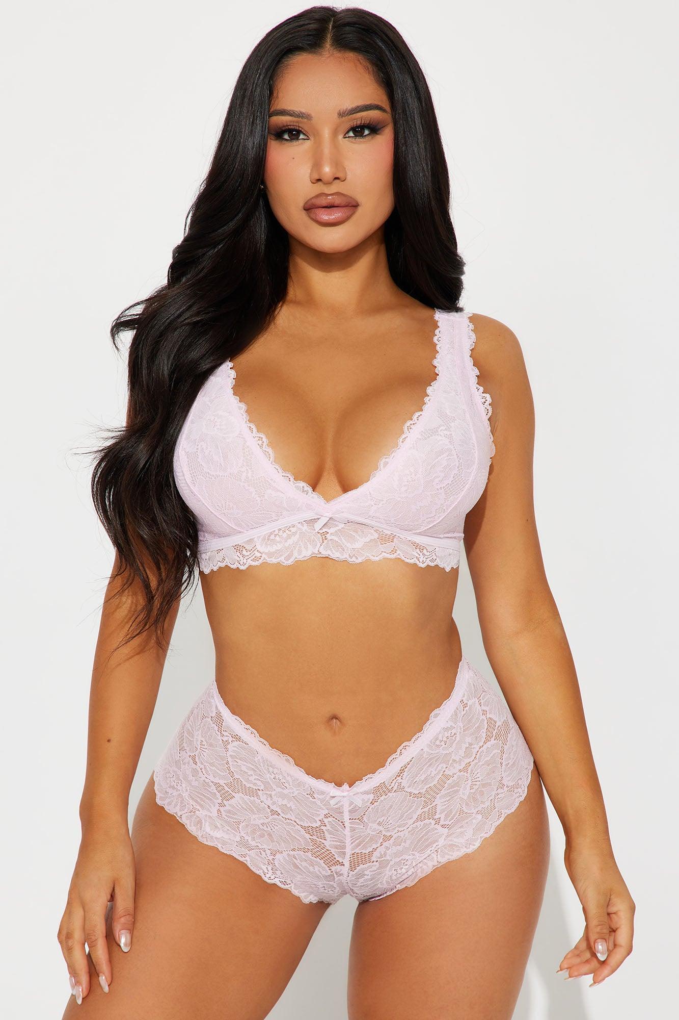 Sensual Moments Lace 2 Piece Set - Blush Product Image