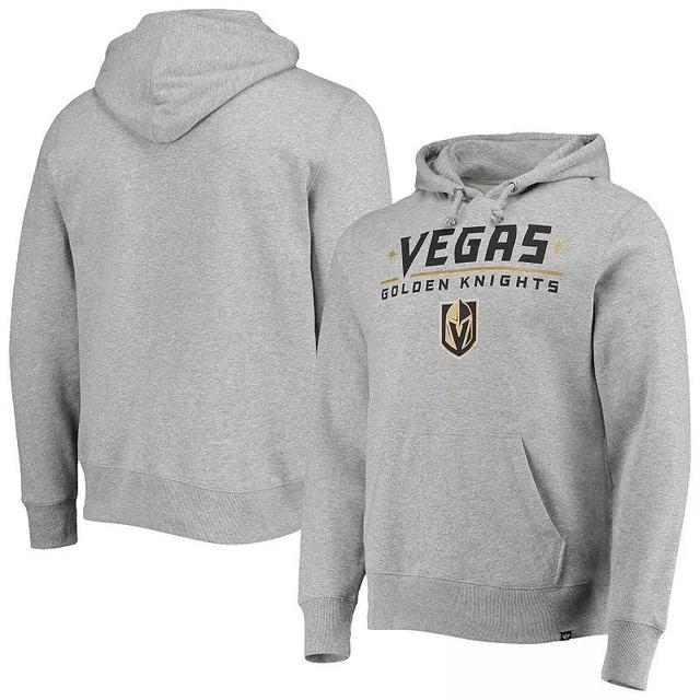 Mens 47 Heathered Gray Vegas Golden Knights Pregame Headline Pullover Hoodie Product Image