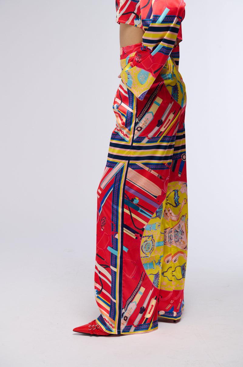 MULTI PRINTED PALAZZO PANT Product Image