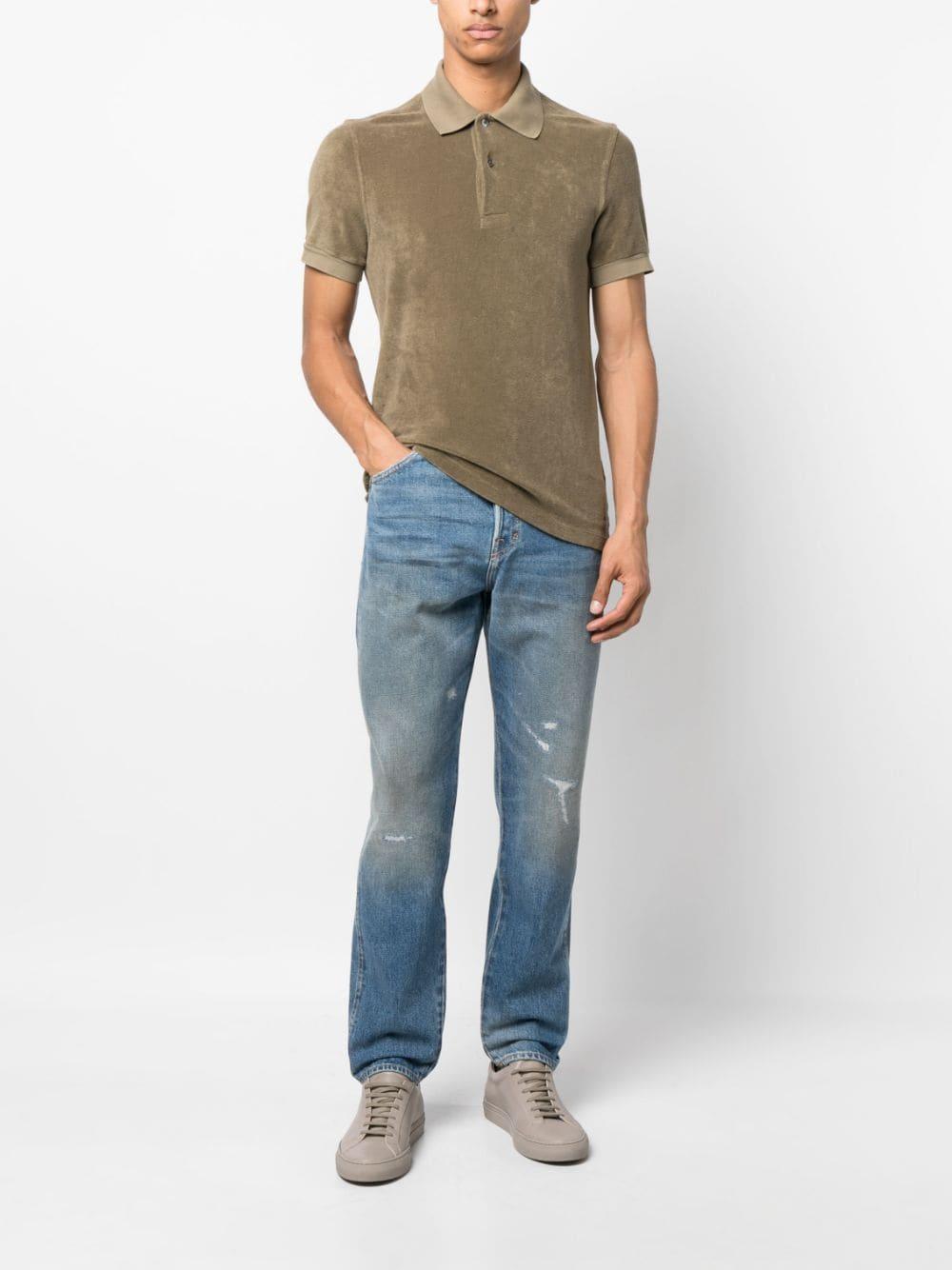 TOM FORD Distressed-effect Denim Jeans In Blue product image