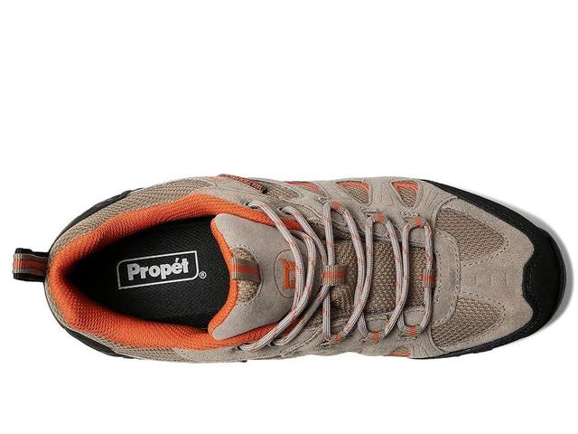 Propet Ridge Walker Low (Gunsmoke/Orange) Men's Lace up casual Shoes Product Image