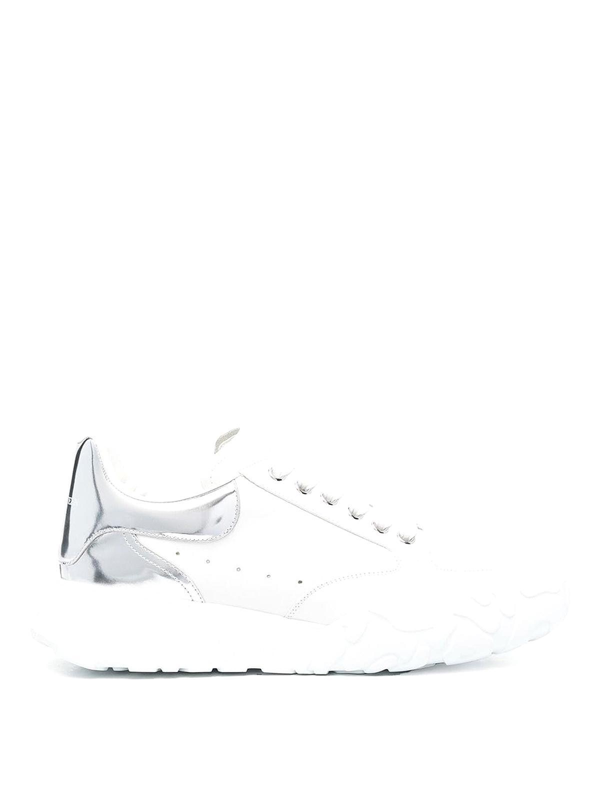 Leather Sneakers In White Product Image