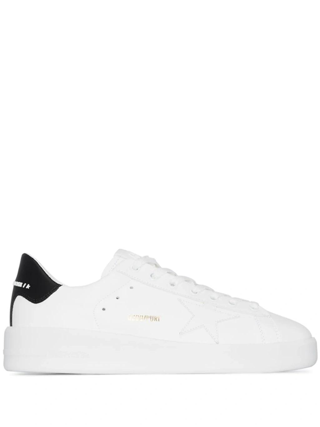 Purestar Leather Sneakers In White Product Image