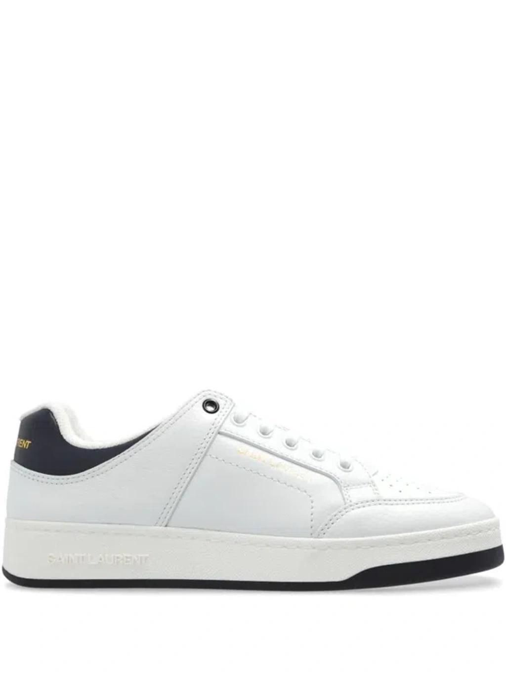 Leather Sneakers In White Product Image