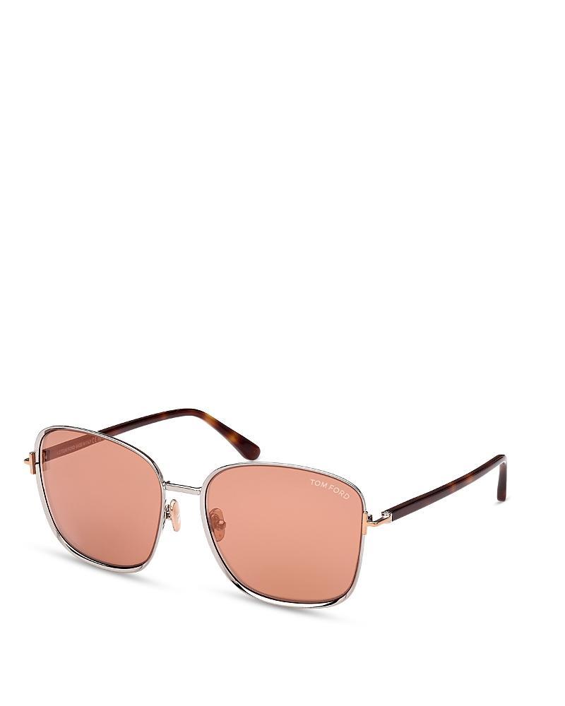 TOM FORD Fern 57mm Square Sunglasses Product Image