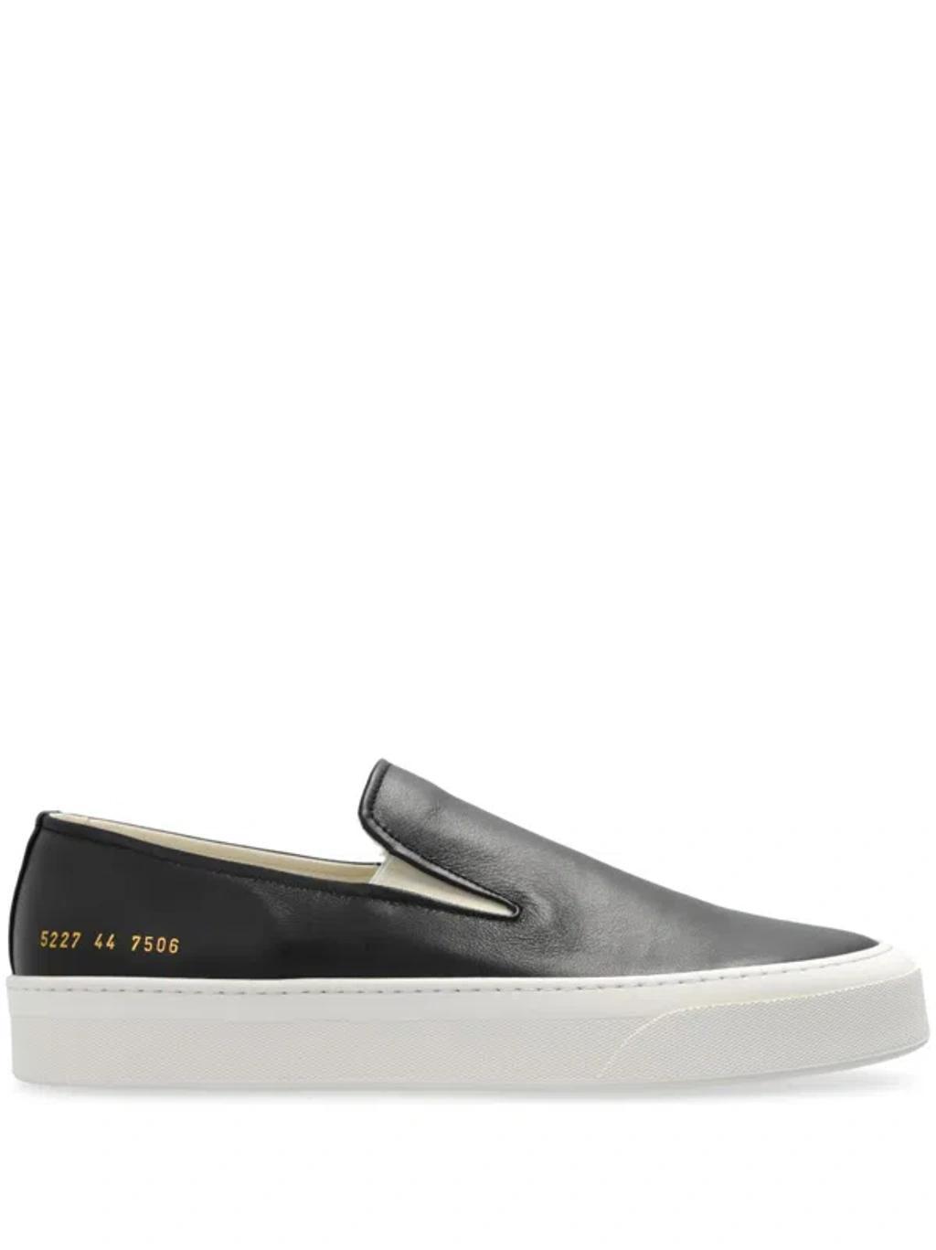 COMMON PROJECTS Leather Slip-on Sneakers In Black Product Image